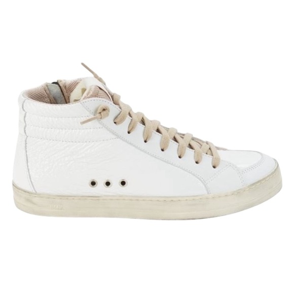 P448 Women's Sneakers in White and Tan - Picture 11 of 12